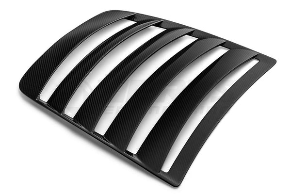 Verus - Carbon Hood Louver Kit - Ford GT350 - A0282A for 2015-2020 Ford Mustang - front view