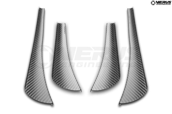 Verus - Dive Plane Kit, Dual Element - Porsche 718 GT4 - A0284A by Verus Engineering - front view