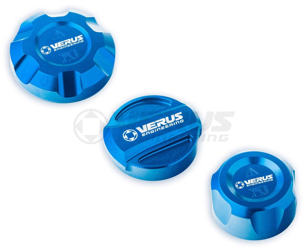 Verus - Engine Bay Fluid Cap Kit - BMW (G-Series, B58 Engine) - A0402A by Verus Engineering - front view