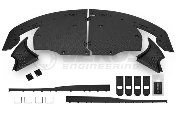 Verus - High Downforce Front Splitter Kit - Mk5 Toyota Supra - A0420A for 2020-2025 Toyota GR Supra - front view
