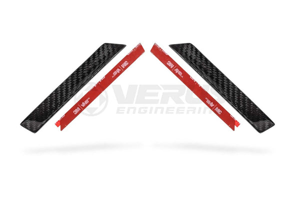 Verus - Carbon Anti-Buffeting Wind Deflectors - Toyota GR86 / Subaru BRZ - A0421A for 2022-2025 Subaru BRZ - front view