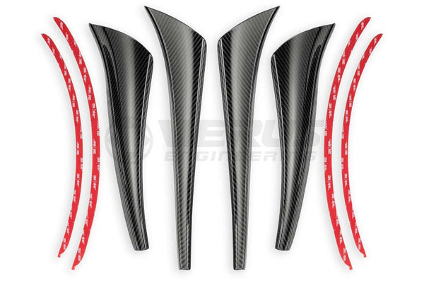 Verus - Dive Plane Kit, Dual Elements - Porsche 992 GT3 - A0427A by Verus Engineering - front view