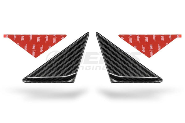 Verus - Anti-Buffeting Wind Deflectors - Porsche 992 - A0446A by Verus Engineering - front view