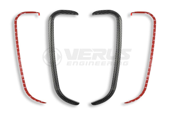 Verus - Carbon Radiator Duct Gurney - Porsche 992 GT3 - A0447A by Verus Engineering - front view