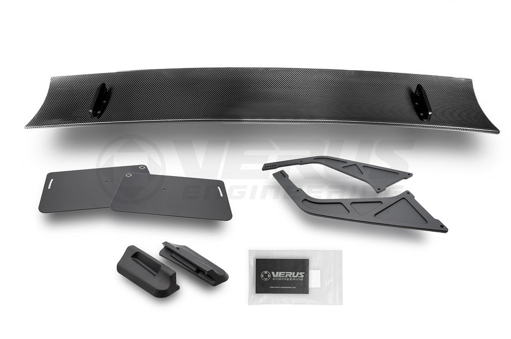 Verus - UCW Rear Wing for 2017-2021 FK8 Honda Civic Type R - A0582A for 2017-2021 Honda Civic Type R - front view