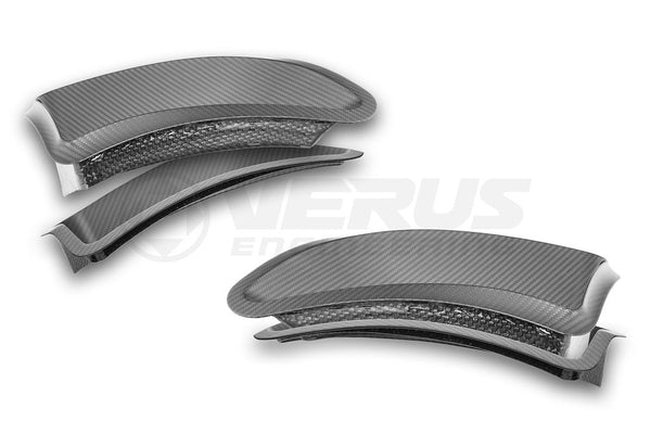 Verus - Carbon Cooling Fender Vent Kit - Mk5 Toyota Supra - A0600A for 2020-2025 Toyota GR Supra - front view