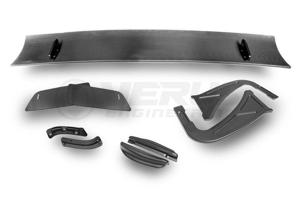 Verus - Swan Neck UCW Rear Wing Kit - Mk5 Toyota Supra - A0649A for 2020-2025 Toyota GR Supra - front view
