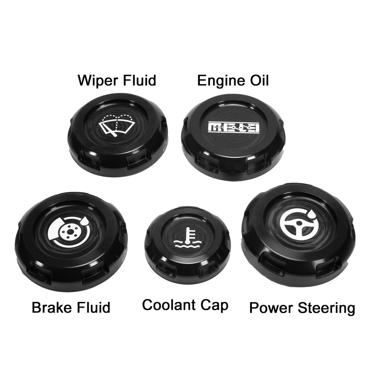 Mele Design - MeLe x Billetworkz Subaru Engine Bay Cap Set For 2009-2013 Forester XT by Mele Design - front view