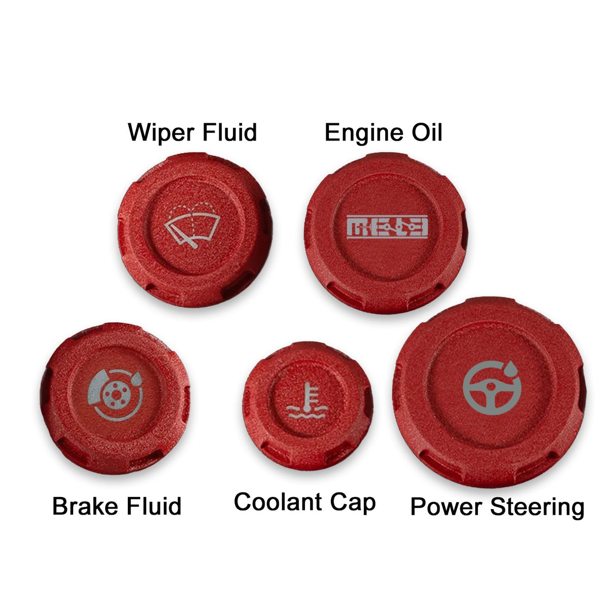 Mele Design - MeLe x Billetworkz Subaru Engine Bay Cap Set For 2015+ WRX And 2015-2021 STI for 2015-2021 Subaru WRX STI - sid