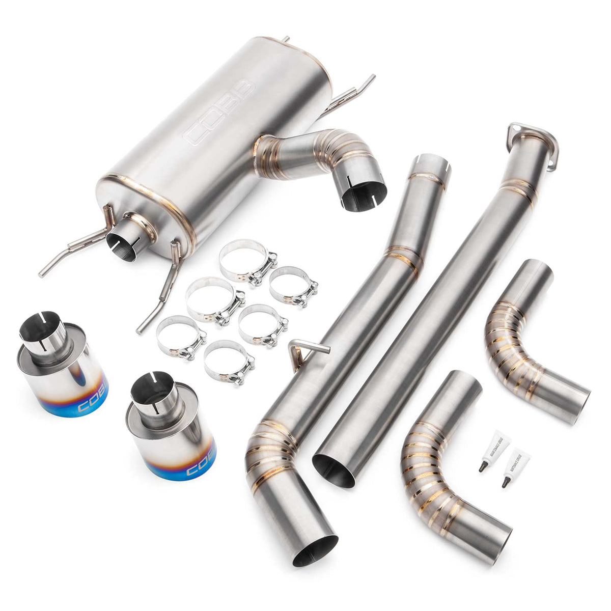 Cobb 13+ Subaru BRZ / 17+ Toyota GT86/GR86 / 12-16 Scion FRS Titanium Catback Exhaust - 5Z1160