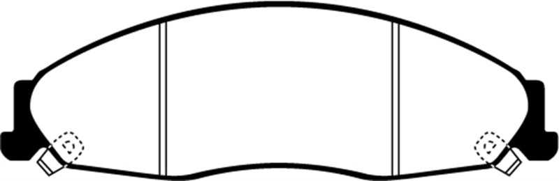 EBC 02-05 Cadillac CTS 2.6 Redstuff Front Brake Pads - DP31645C