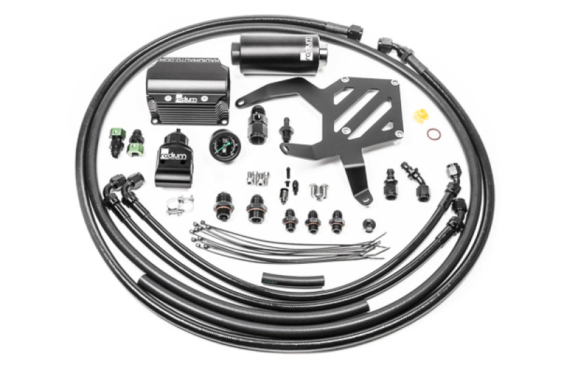 Radium Engineering FR-S/BRZ/GT86/GR86 Fuel Hanger Plumbing Kit w/ Microglass Filter - 20-0966-05