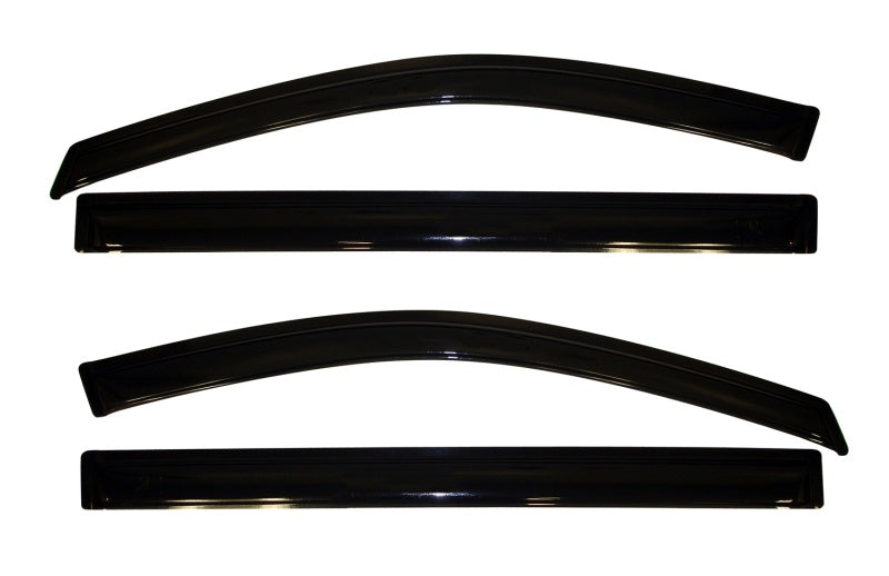 AVS 08-16 Chrysler Town &amp; Country Ventvisor Outside Mount Window Deflectors 4pc - Smoke - 94251