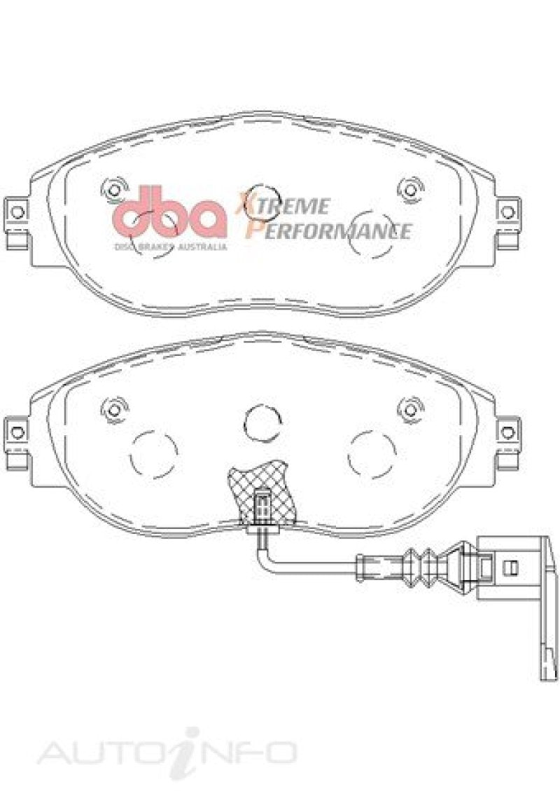 DBA 13-21 Volkswagen Golf R (MK7) XP Performance Front Brake Pads - DB8849XP