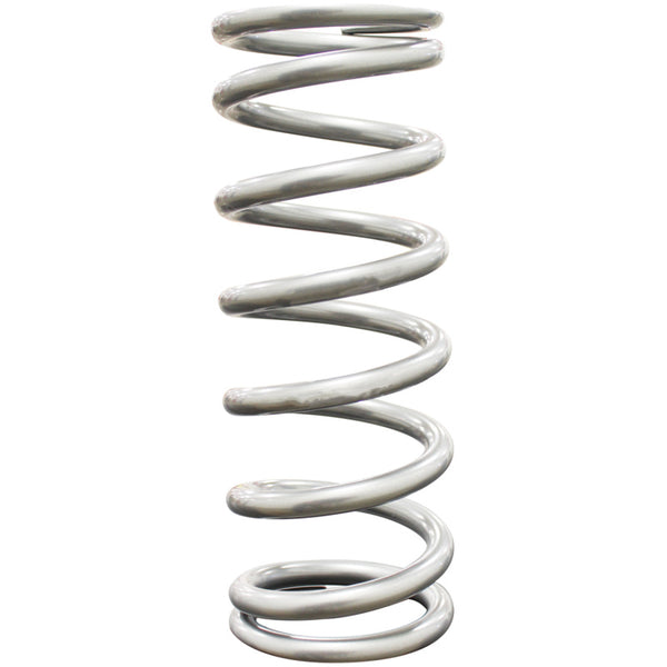 QA1 2-1/2in ID High Travel Spring - 9in Length x 250lbs/in - Silver Powder Coated - 9HT250 by QA1 - front view