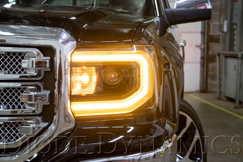 Diode Dynamics GMC Sierra LED Halos Switchback 16-18 Sierra 1500 - DD2177