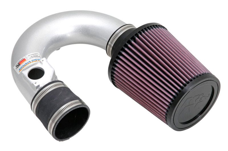 K&N 00-05 Celica GTS Silver Typhoon Short Ram  Intake - 69-8522TS for 2000-2004 Toyota Celica - front view