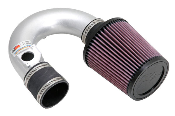 K&N 00-05 Celica GTS Silver Typhoon Short Ram  Intake - 69-8522TS for 2000-2004 Toyota Celica - front view