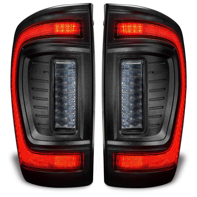 Oracle Lighting 16-23 Gen 3 Toyota Tacoma Black Series Flush Style LED Tail Lights SEE WARRANTY - 5911-504-T