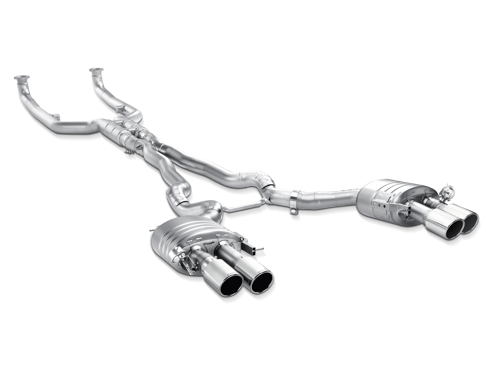 Akrapovic 12-17 BMW M6 (F12 F13) Evolution Line Cat Back (Titanium) w/ Titanium Tips - ME-BM/T/5-T
