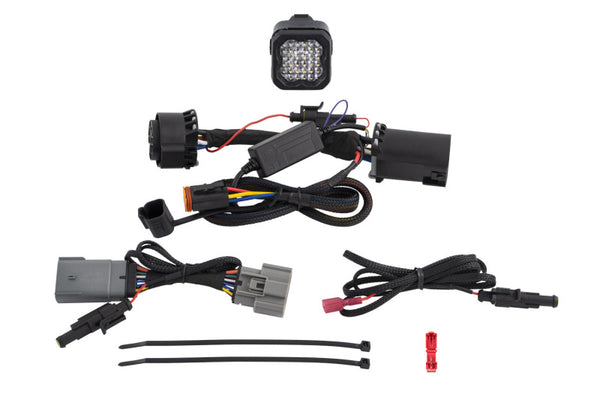 Diode Dynamics Hitch Mount LED Pod Reverse Kit for Ford F-150 15-20 C1R - DD7648 for 2015-2026 Ford F 150 - front view