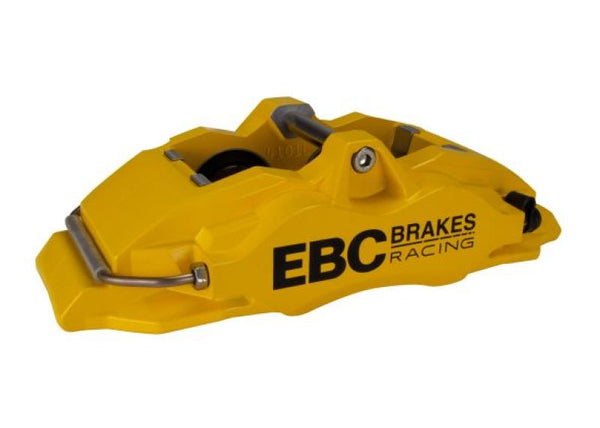 EBC Racing 2014+ Audi S1 (8X) Front Left Apollo-4 Yellow Caliper - BC4101YEL-L for 2014-2021 Mini Cooper - front view