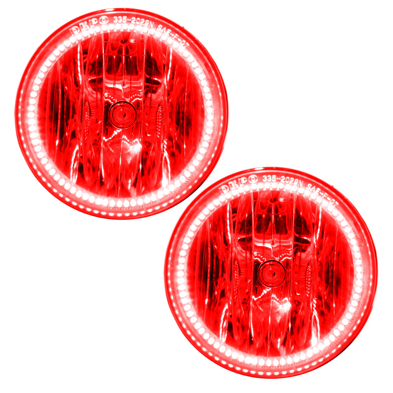 Oracle Lighting 14-15 GMC Sierra 1500 Pre-Assembled LED Halo Fog Lights -Red SEE WARRANTY - 8155-003