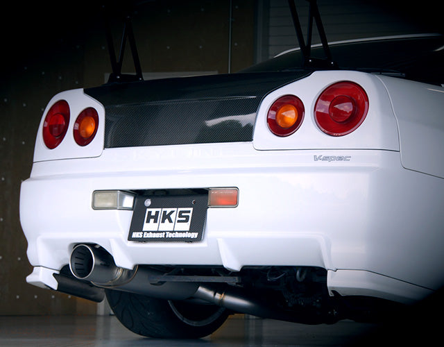 HKS 99-02 Nissan Skyline GT-R GF-BNR34 RB26DETT URBAN MATTE Edition Super Turbo Muffler - 31029-AN013