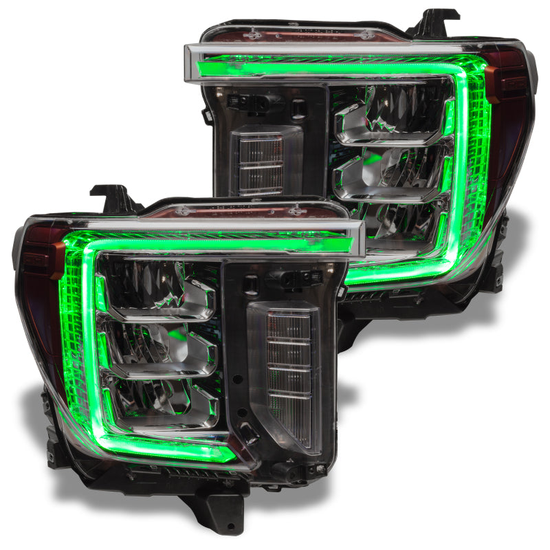Oracle 20-21 GMC Sierra 2500/3500 HD RGB+W Headlight DRL Upgrade Kit - ColorSHIFT 2 SEE WARRANTY - 1451-333