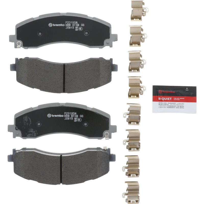 Brembo OE 19-24 RAM 2500/3500 PRIME Ceramic Brake Pad - Rear - P23195N