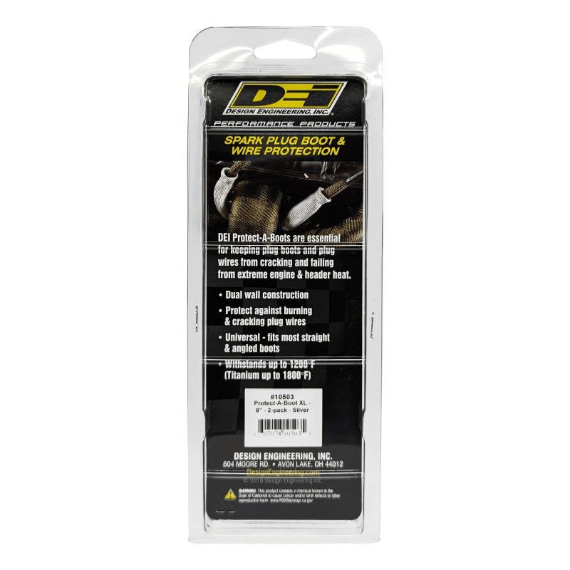 DEI Protect-A-Boot XL - 8in - 2-pack - Silver - 10503