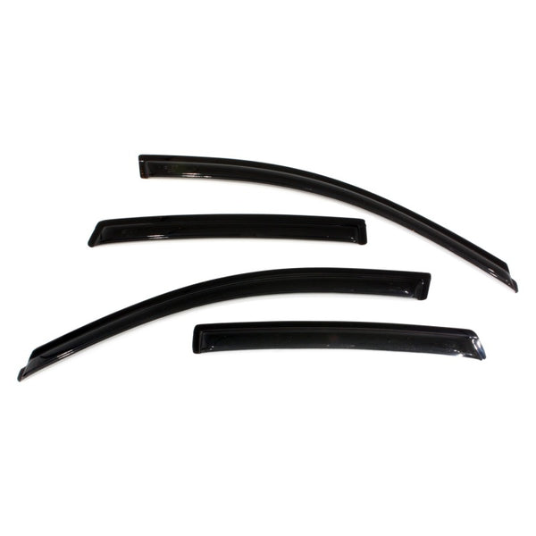 AVS 12-16 Honda CR-V Ventvisor Outside Mount Window Deflectors 4pc - Smoke - 94485 for 2012-2016 Honda CR V - front view