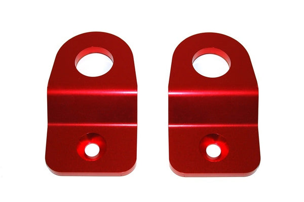 Torque Solution Red Radiator Stay Bracket: 08-11 Subaru Impreza/08-13 WRX/STi/05-09 Legacy - TS-SU-205R for 2008-2021 Subaru 