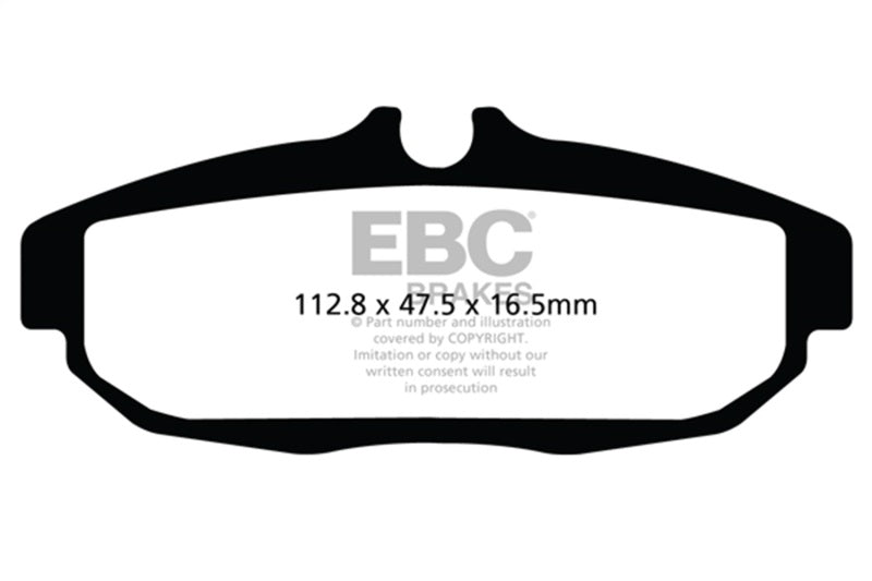 EBC 12 Ford Mustang 5.8 Supercharged (GT500) Shelby Ultimax2 Rear Brake Pads - UD1562