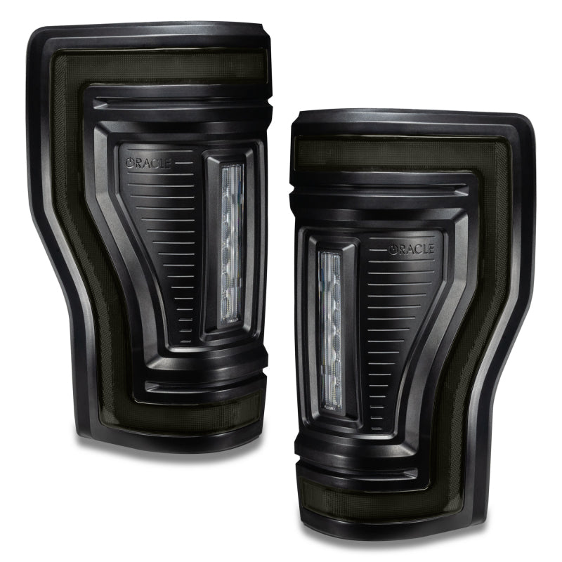 Oracle Lighting 17-22 Ford F-250/350 (Black Series) Flush Mount LED Tail Lights SEE WARRANTY - 5896-504-T