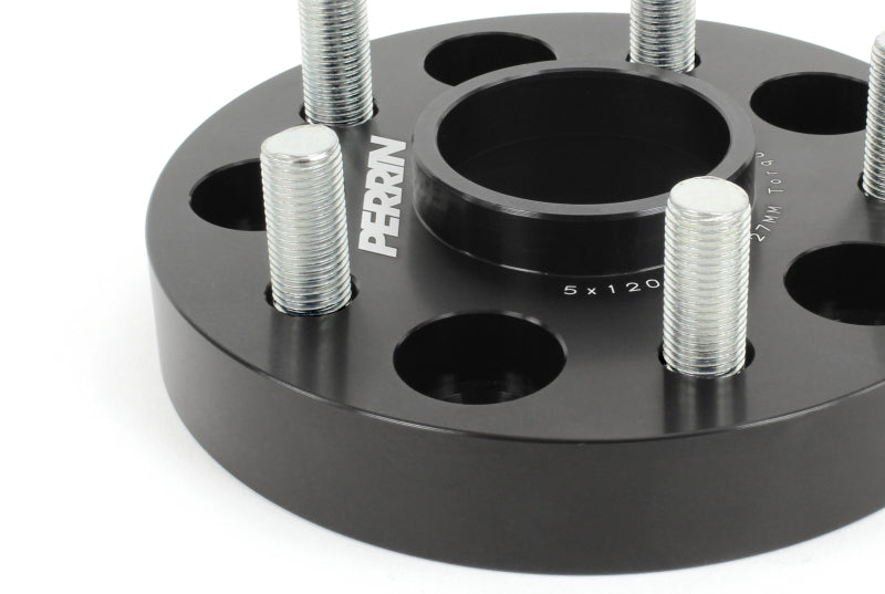 Perrin 17+ Honda Civic Type R 64.1mm Hub 5x120 27mm Wheel Spacers (One Pair) - PHP-WHL-027BK