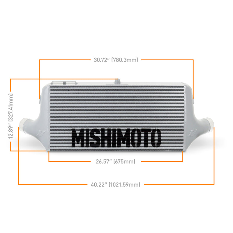 Mishimoto Universal L-Line Intercooler - Black - MMINT-ULBK