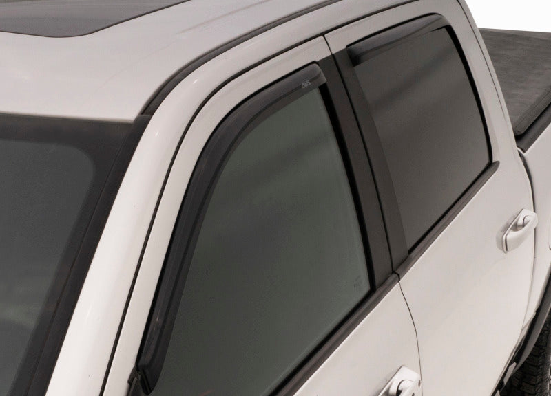 AVS 06-08 Lincoln Mark LT Ventvisor In-Channel Front &amp; Rear Window Deflectors 4pc - Smoke
