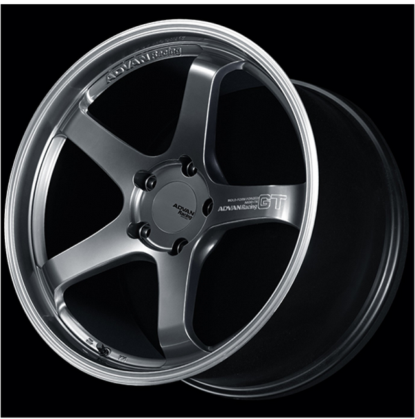Advan GT 19X9.5 +45 CL-CL Racing Titanium Black Wheel - YAQ9J45ITBP by Advan