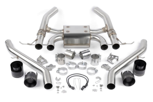 Dinan - Valved Axle-Back Exhaust - 2021-2026 BMW M3/M4 - D660-0093-BLK