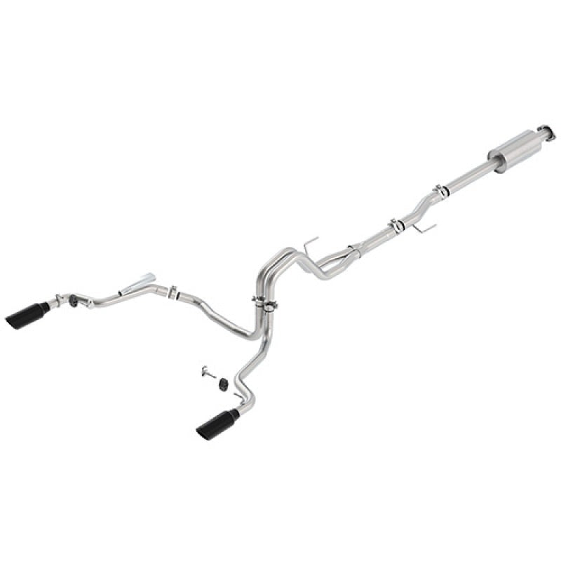 Ford Racing 15-18 F-150 5.0L Cat-Back Extreme Exhaust System Rear Exit w/ Black Chrome Tips