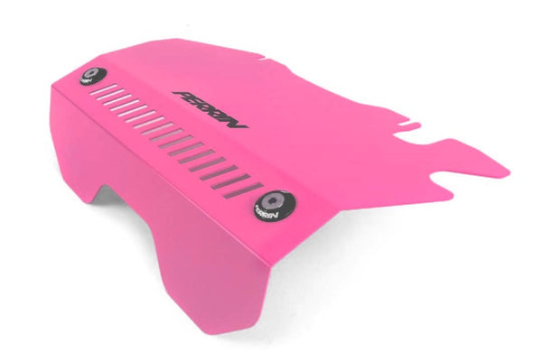 Perrin Subaru Pulley Cover (For FA DIT Engines) - Hyper Pink - PSP-ENG-152HP by Perrin Performance - front view