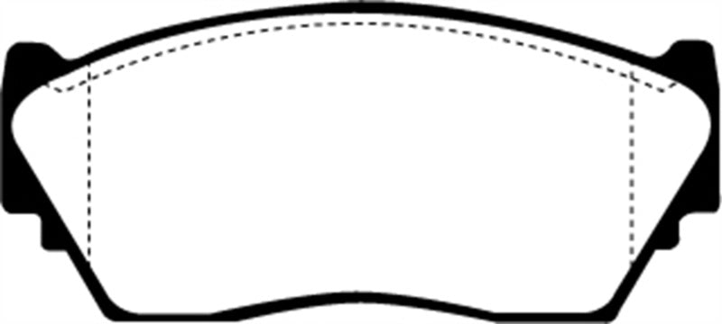 EBC 91-93 Nissan NX 1.6 Greenstuff Front Brake Pads - DP2892