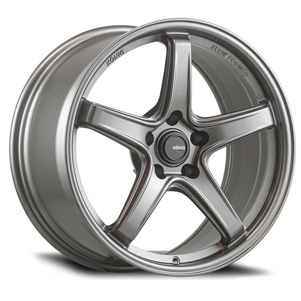Konig Hypergram 17X9 5X112 ET42 Matte Grey Flow Formed - HG9751242G by Konig - front view