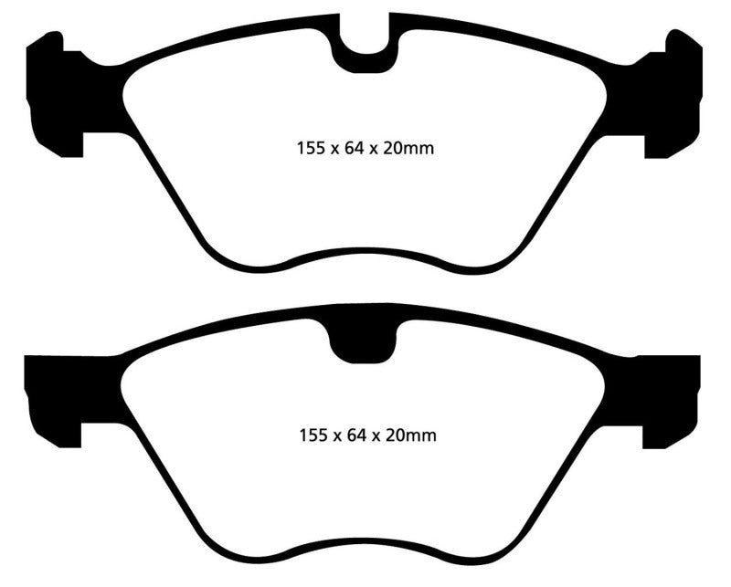 EBC 09+ BMW Z4 3.0 (E89) Ultimax2 Front Brake Pads - UD1061