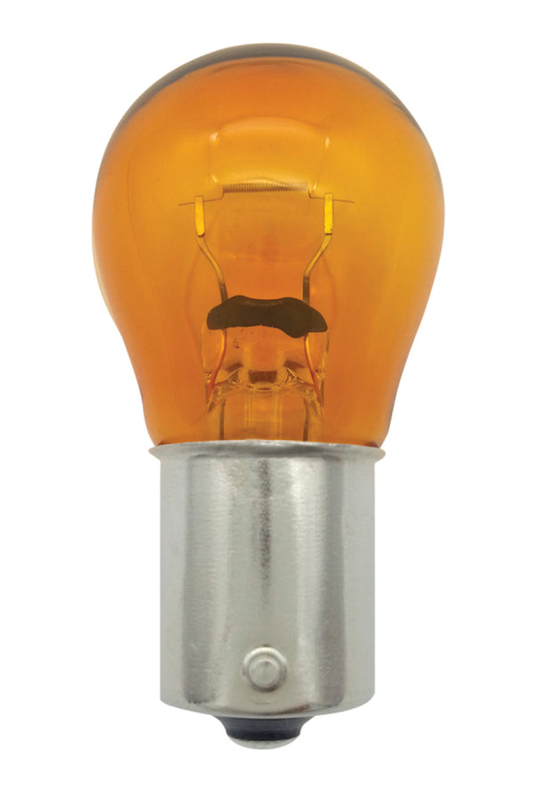 Hella Bulb 9507 24V 21W BAU15s S8 AMBER by Hella - front view