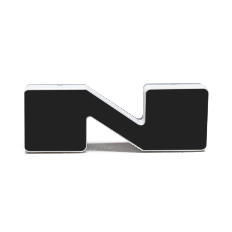 ORACLE Lighting Universal Illuminated LED Letter Badges - Matte Blk Surface Finish - N SEE WARRANTY - 3141-N-001