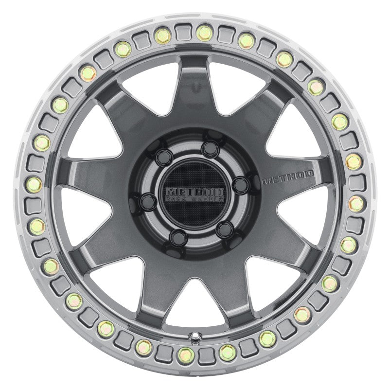 Method MR108 17x9 -44mm Offset 6x5.5 106.25mm CB Gloss Titanium w/BH-H24125-38 Wheel - MR10879060844B