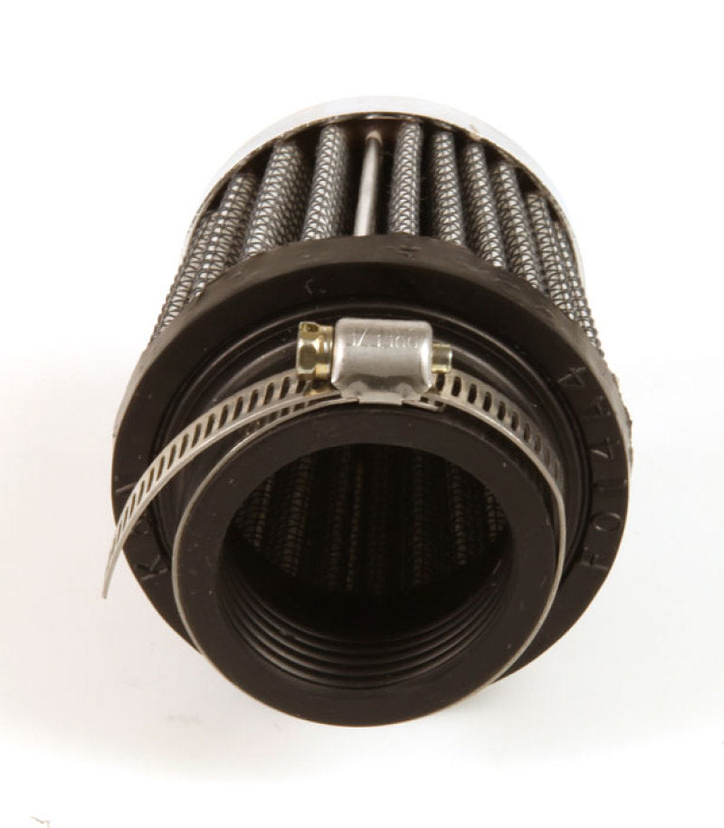 K&amp;N Universal Chrome Filter 1 3/8 inch FLG / 2 1/2 inch Base / 2 inch Top / 2 1/4 inch Height - RC-0790