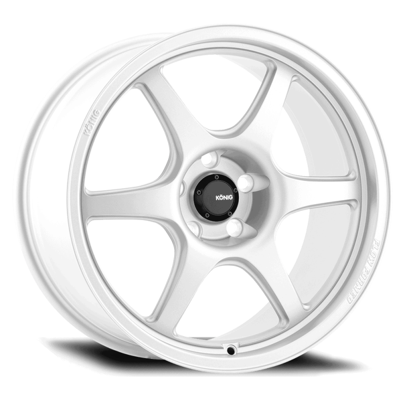Konig Hexaform 18X9.5 5X114.3 ET35 Gloss White Flow Formed - HF9851435W